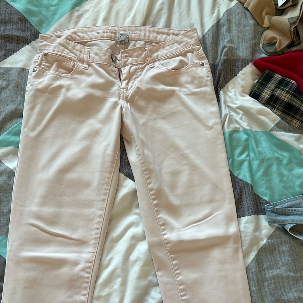 Light pink pants